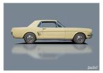 Poster mit Motiv von Mustang PoMu32