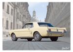 Poster mit Motiv von Mustang PoMu34
