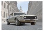 Poster mit Motiv von Mustang PoMu35