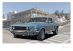 Poster mit Motiv von Mustang PoMu38
