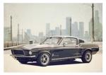 Poster mit Motiv von Mustang PoMu55