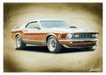 Poster mit Motiv von Mustang PoMu57