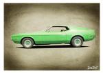 Poster mit Motiv von Mustang PoMu58