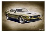 Poster mit Motiv von Mustang PoMu59
