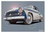 Poster mit Motiv von Wartburg PoWa1