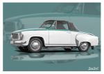 Poster mit Motiv von Wartburg PoWa14