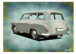 Poster mit Motiv von Wartburg PoWa28