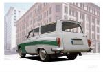 Poster mit Motiv von Wartburg PoWa37