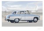 Poster mit Motiv von Wartburg PoWa39