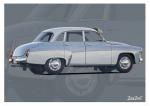Poster mit Motiv von Wartburg PoWa5