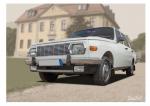 Poster mit Motiv von Wartburg PoWa50