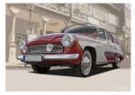 Poster mit Motiv von Wartburg PoWa57