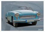 Poster mit Motiv von Wartburg PoWa7