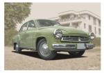 Poster mit Motiv von Wartburg PoWa73