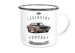 Emailletasse mit Motiv von Challenger & Charger ETaCh26