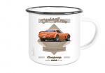 Emaille Tasse / Becher mit Motiv von Corvette ETaCo51