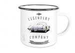 Emaille Tasse / Becher mit Motiv von Corvette ETaCo60