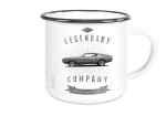 Emaille Tasse / Becher mit Motiv von Mustang ETaMu12