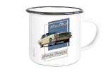 Emaille Tasse / Becher mit Motiv von Mustang ETaMu23