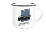 Emailletasse mit Motiv von OstCars ETaOC12