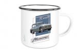 Emailletasse mit Motiv von OstCars ETaOC16