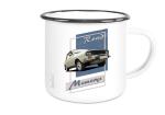 Emailletasse mit Motiv von OstCars ETaOC19