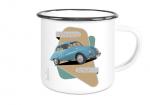 Emailletasse mit Motiv von OstCars ETaOC2
