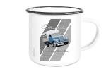 Emailletasse mit Motiv von OstCars ETaOC27