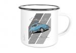 Emailletasse mit Motiv von OstCars ETaOC3