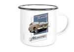 Emailletasse mit Motiv von OstCars ETaOC32