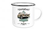 Emailletasse mit Motiv von OstCars ETaOC35