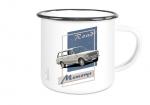 Emailletasse mit Motiv von OstCars ETaOC38