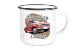 Emailletasse mit Motiv von OstCars ETaOC40