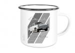 Emailletasse mit Motiv von OstCars ETaOC41