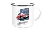 Emailletasse mit Motiv von OstCars ETaOC43