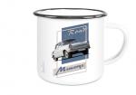 Emailletasse mit Motiv von OstCars ETaOC44