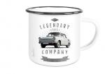 Emailletasse mit Motiv von OstCars ETaOC46