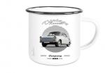 Emailletasse mit Motiv von OstCars ETaOC47