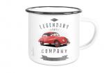Emailletasse mit Motiv von OstCars ETaOC6