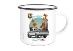 Emaille Tasse / Becher mit Motiv von Pickup ETaPu11