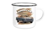 Emaille Tasse / Becher mit Motiv von Pickup ETaPu13