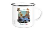 Emaille Tasse / Becher mit Motiv von Pickup ETaPu18