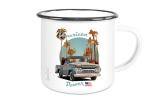 Emaille Tasse / Becher mit Motiv von Pickup ETaPu24