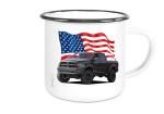 Emaille Tasse / Becher mit Motiv von Pickup ETaPu27