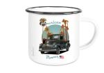Emaille Tasse / Becher mit Motiv von Pickup ETaPu28