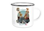 Emaille Tasse / Becher mit Motiv von Pickup ETaPu7