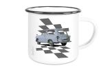 Emailletasse mit Motiv von Trabant ETaTr18