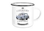 Emailletasse mit Motiv von Trabant ETaTr20