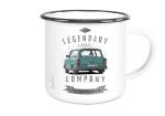 Emailletasse mit Motiv von Trabant ETaTr25