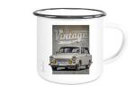 Emailletasse mit Motiv von Trabant ETaTr37